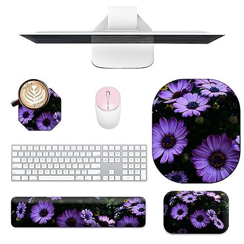Purple Flowers Blooming