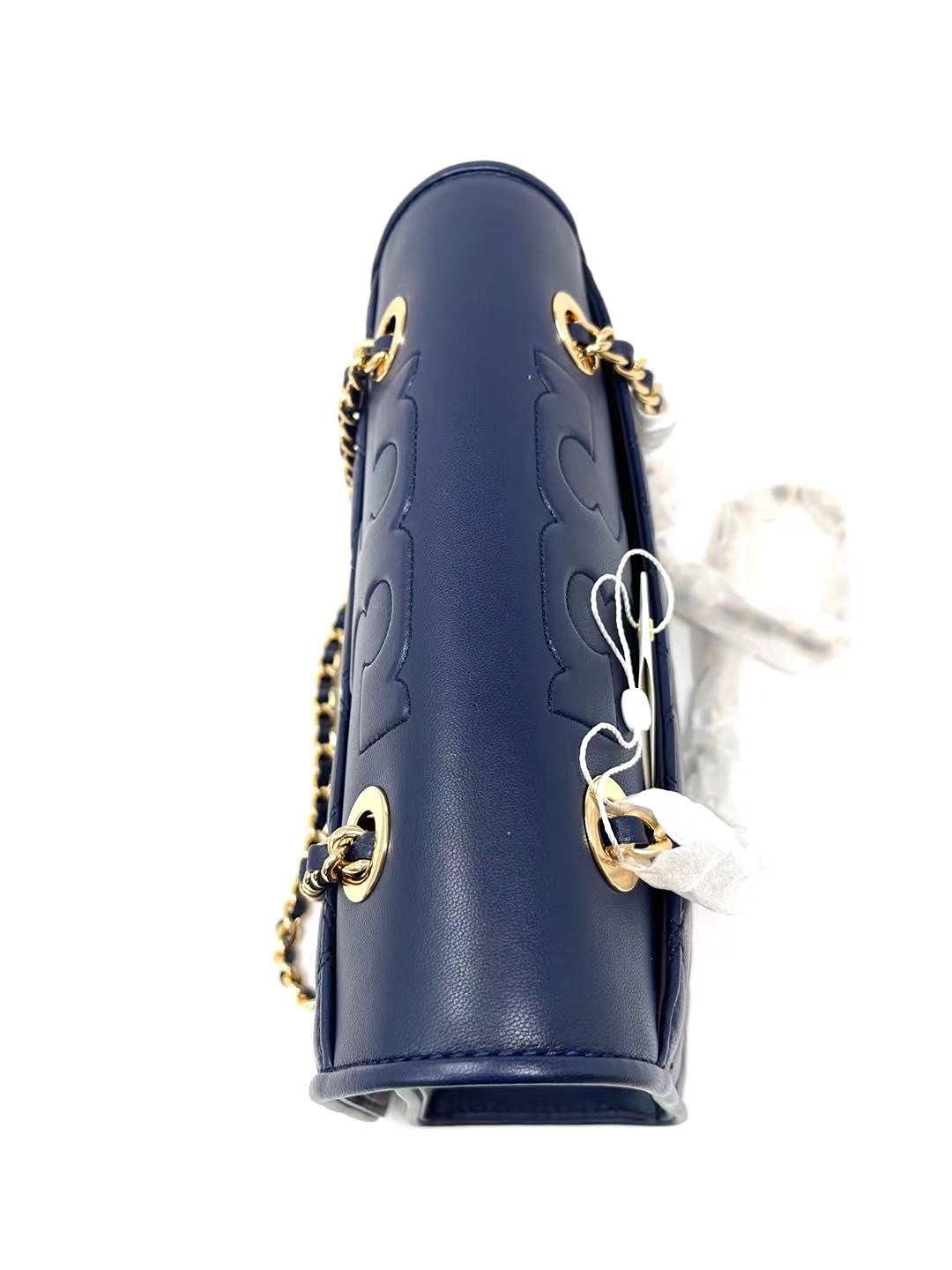 Tory Burch Savannah Convertible Shoulder Bag for Women | Genuine Leather Crossbody Purse with Adjustable Strap | Perfect for Work, Travel & Everyday Use