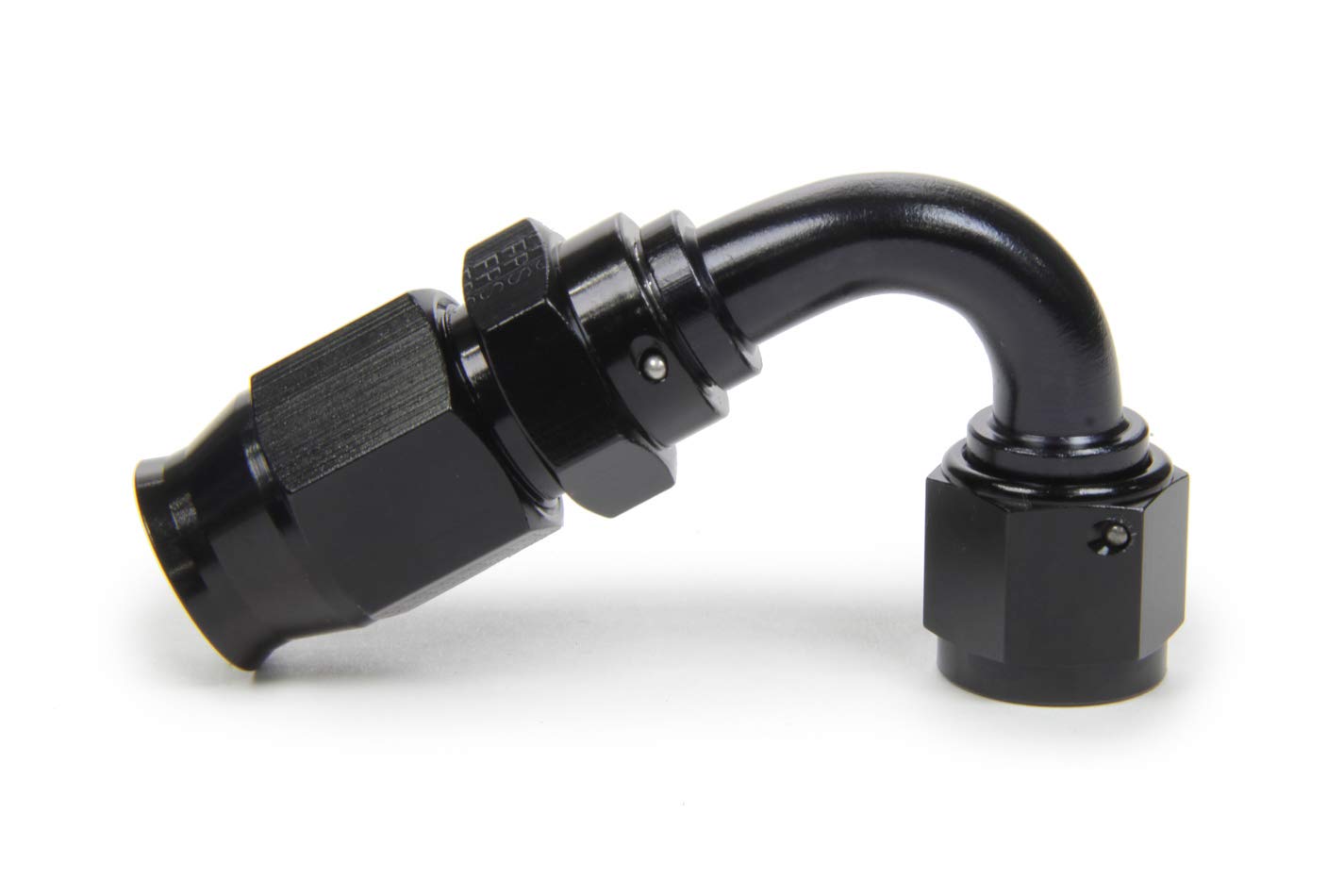 Race-Rite 8AN PTFE Hose Fitting - 120 Degree Swivel Adapter for High-Performance Automotive & Hydraulic Systems