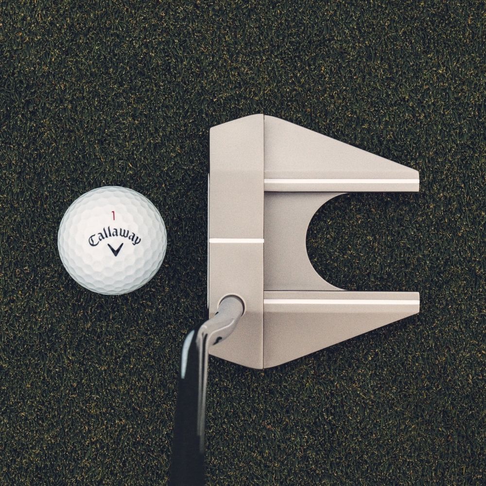 Odyssey Ai ONE #7 DB Silver Custom Putter - Premium Golf Putter for Precision Putting | Perfect for Professional Golfers & Enthusiasts on the Course