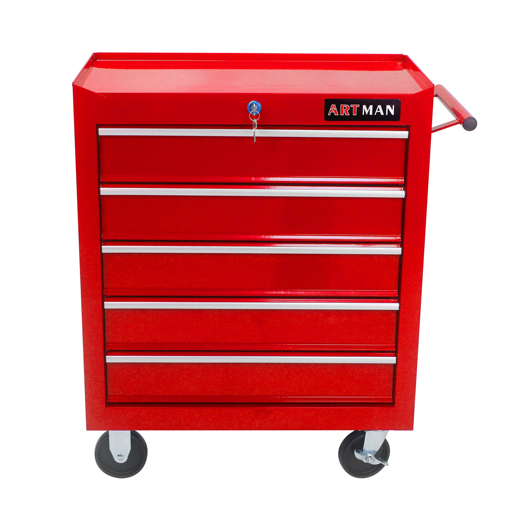 5-Drawer Rolling Tool Cart - Mobile Tool Storage for Garage & Workshop