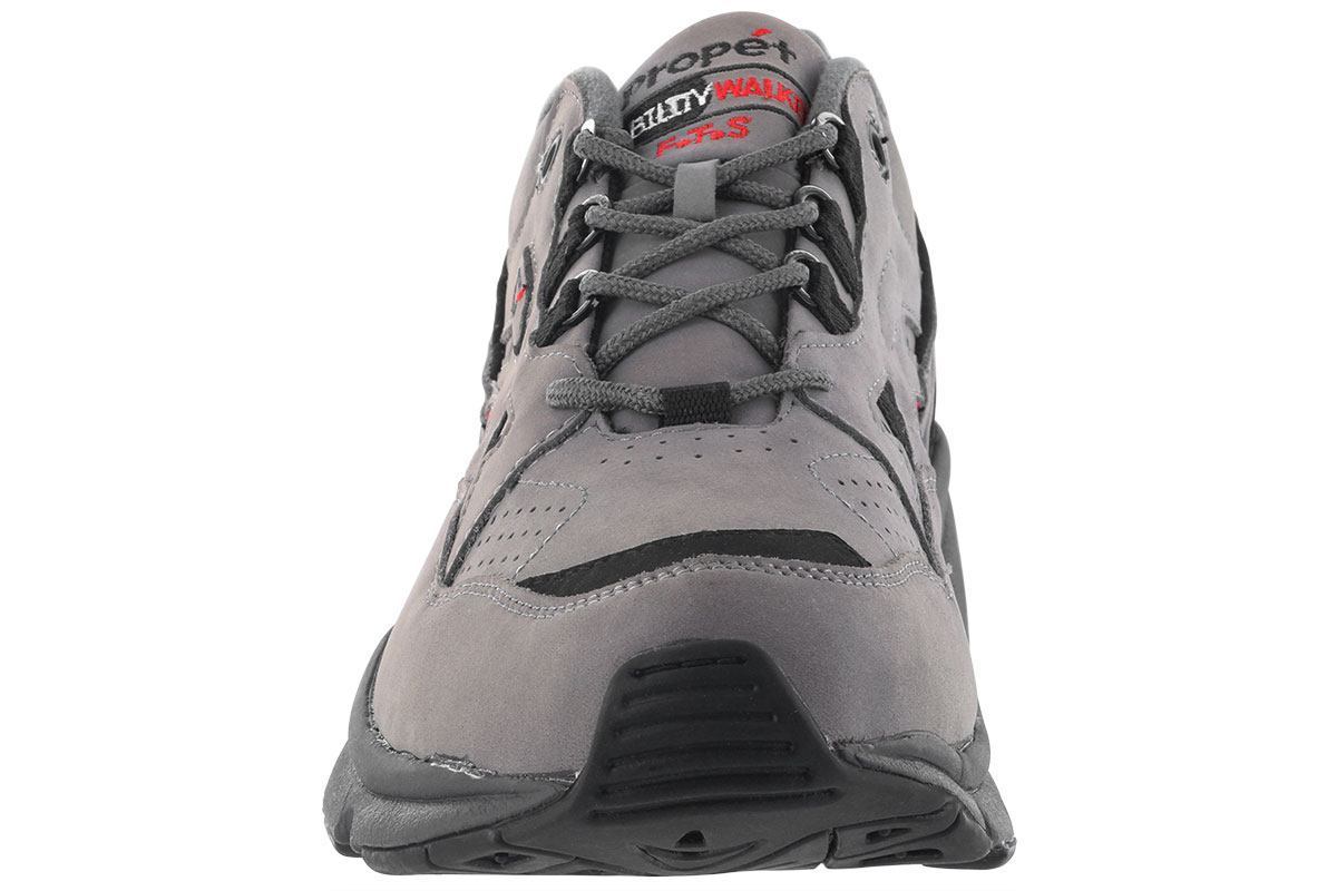 Propet Stability Walker Grey - Comfortable & Supportive Walking Shoe for Men & Women - Ideal for Hiking, Travel & Everyday Use