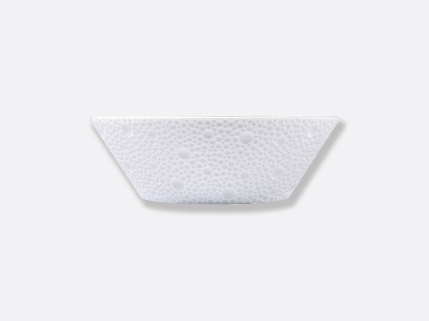 Bernardaud Ecume White Fruit Saucer - 5 Inch Porcelain Dessert Plate for Elegant Dining, Tea Parties & Wedding Receptions