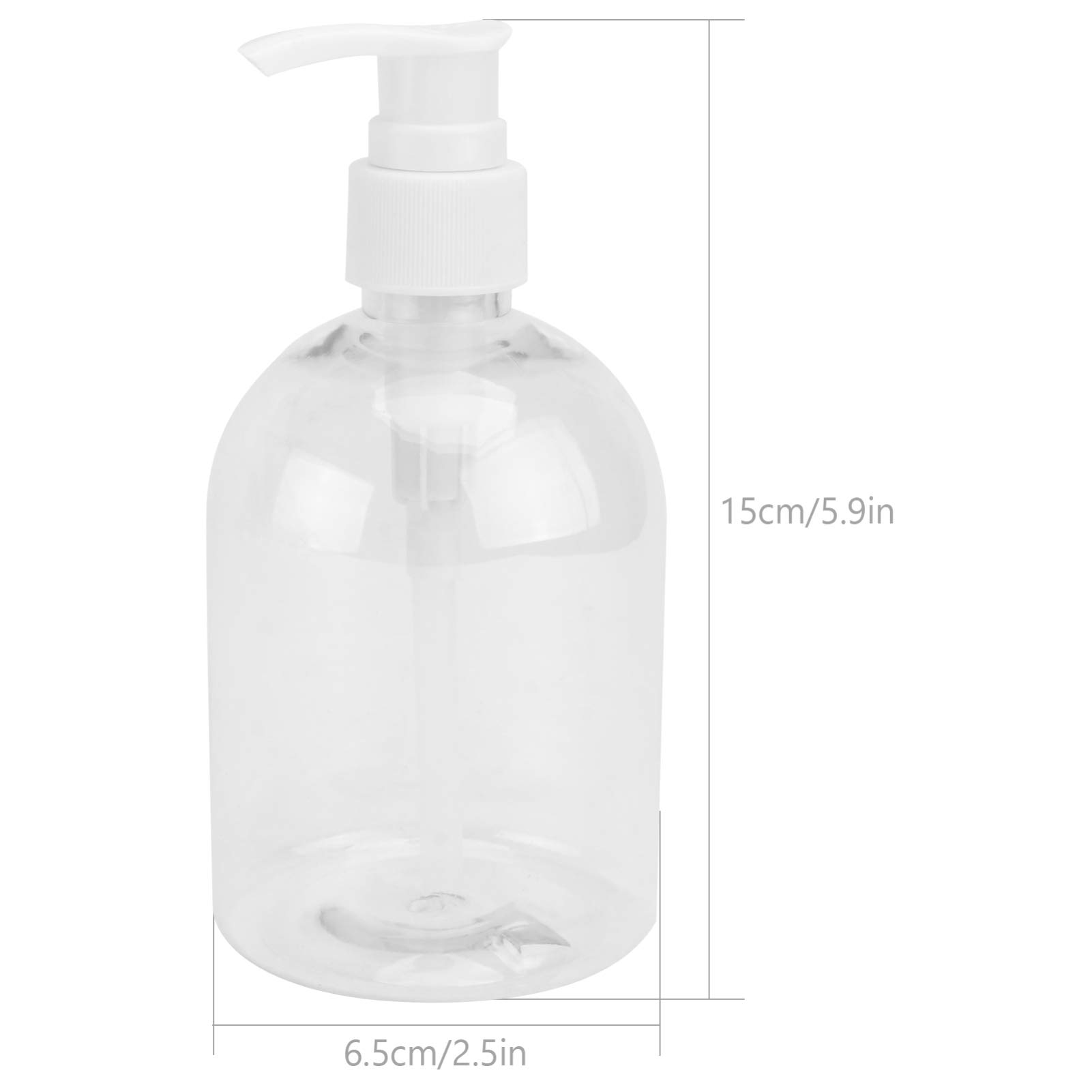 5-Pack Refillable Travel Bottles for Shampoo, Liquid Soap & Toiletries - Leakproof Mini Pump Bottles Set for Airplane Carry-on, Gym, Camping & Vacation Essentials