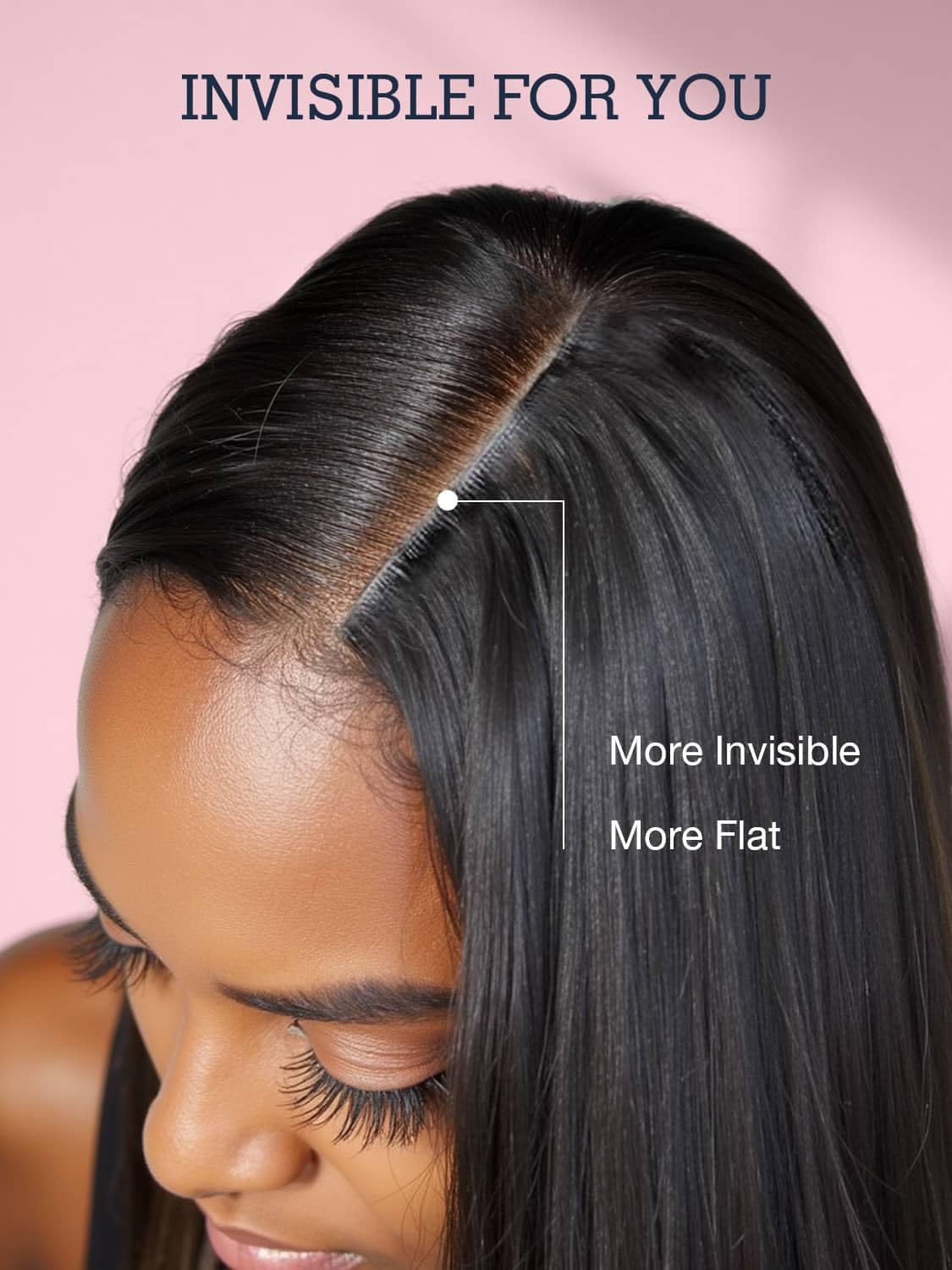 Seamless Clip-in Hair Extensions 16inch 7pcs 110g - 100% Real Human Remy Hair, Kinky Straight Invisi Edge for Black Women | Perfect for Daily Styling, Special Occasions & Volume Boost