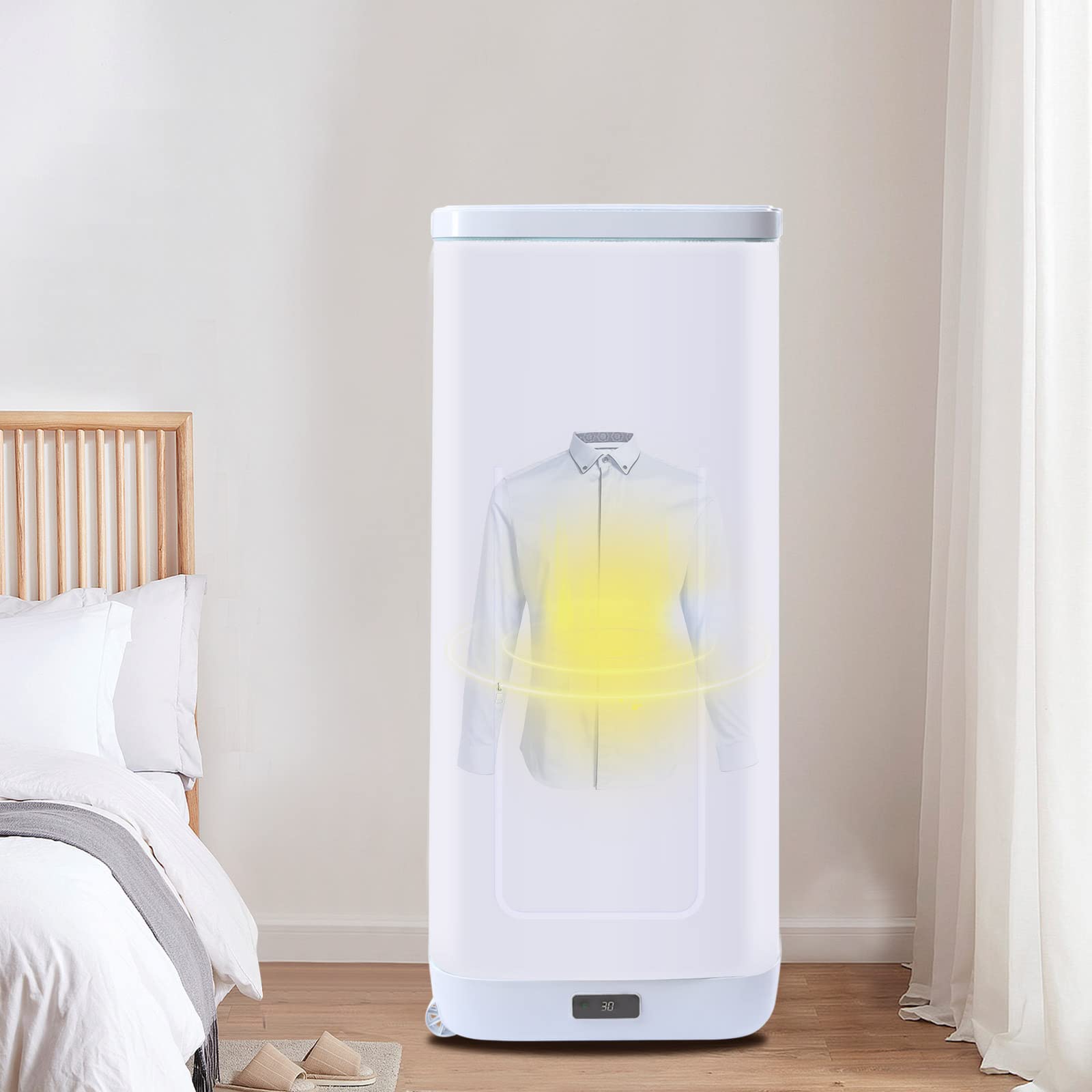 Portable 850W Fast Clothes Dryer - Compact Folding Electric Laundry Drying Machine for Apartments, RV, Travel | Quick Dry Garments, Baby Clothes & Delicates | Space-Saving Household Appliance