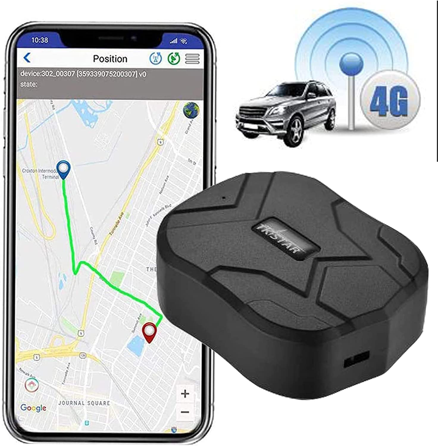 Zeerkeer 4G LTE GPS Tracker TK905 - 10000mAh Strong Magnetic Waterproof Real-Time Vehicle Tracking Device with Anti-Lost Alarm | Free App for iOS & Android | Perfect for Cars, Trucks, Fleet Management and Personal Asset Tracking