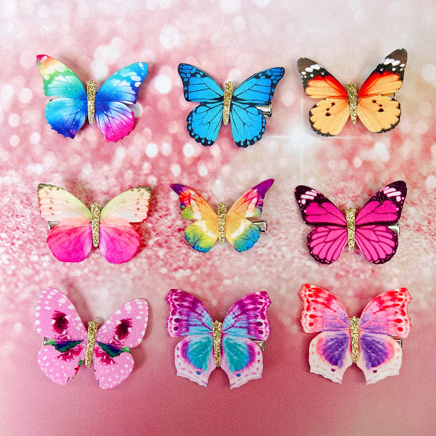 20pcs Cute Butterfly Hair Clips for Baby Girls - Soft Toddler Hair Barrettes for Infants & Kids - Perfect for Parties, School, Photos & Daily Styling