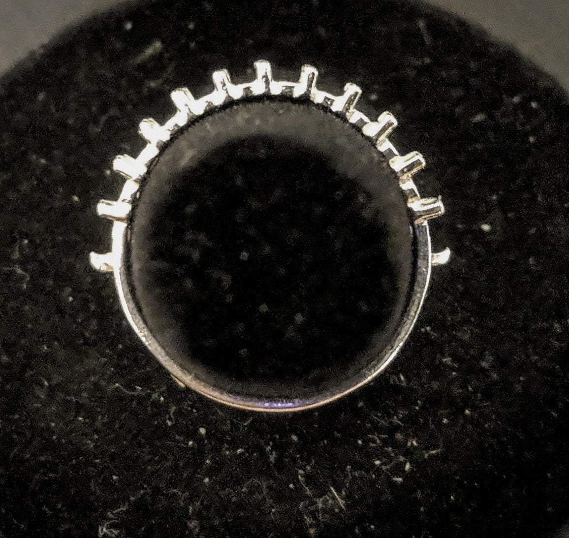 Solid Sterling Silver or 14kt Gold Women's Anniversary Pre-Notched Blank Ring - 2.5mm Round Size 7 (Setting 163 425/143 425) - Perfect for Engagements, Weddings & Special Occasions