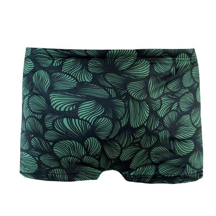 Green Waves Boys Swim Briefs - Quick Dry Comfortable Swim Trunks for Kids - Perfect for Pool, Beach & Water Sports