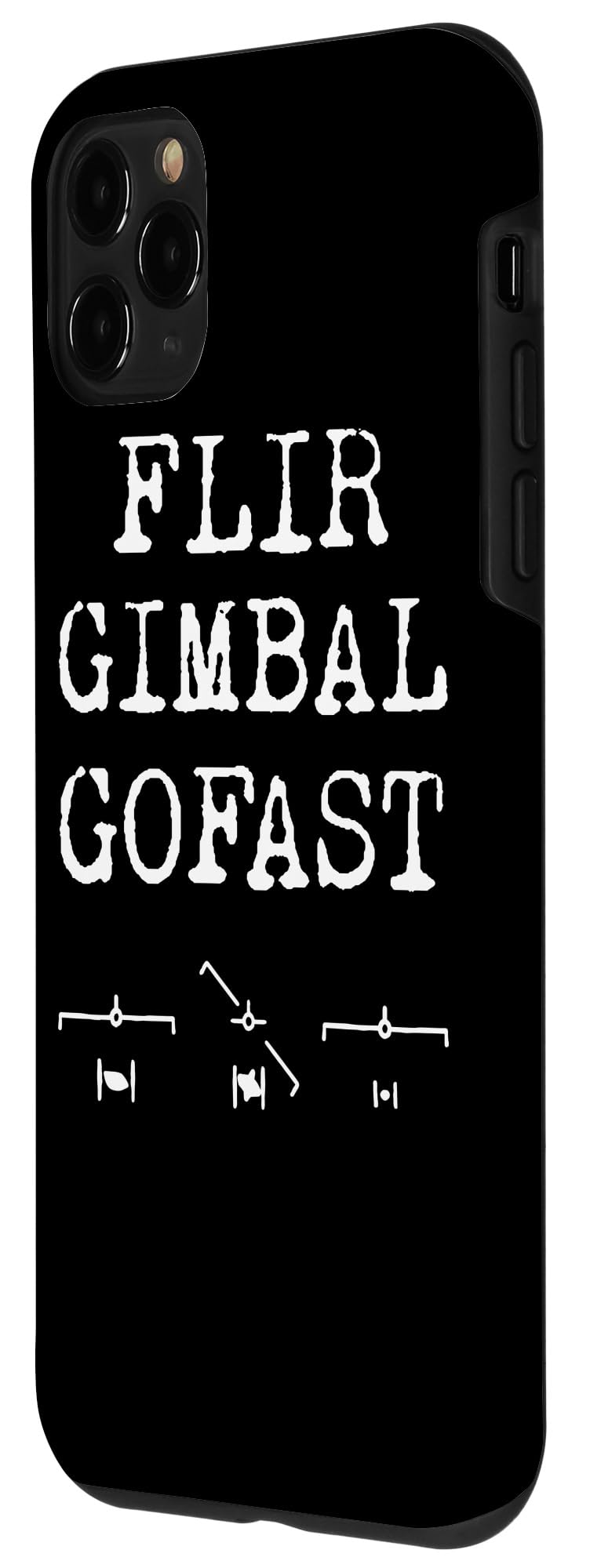 iPhone 11 Pro FLIR Gimbal Case for UFO/UAP Encounters - Thermal Imaging Protection with GoFast & TicTac Design | Perfect for Paranormal Investigators and Aviation Enthusiasts
