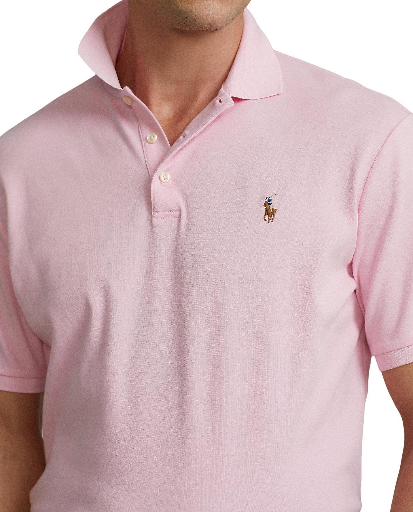 POLO RALPH LAUREN Men's Embroidered Polo Shirt - Classic Cotton Casual Wear for Office, Golf & Everyday Outfits
