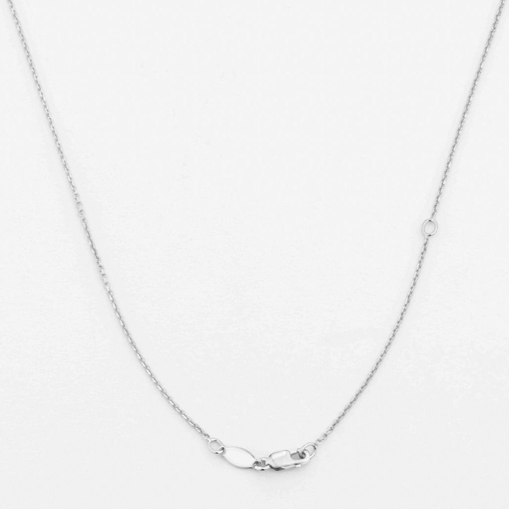 Twizzle Chain Necklace in Silver - Elegant Layering Necklace for Women, Perfect for Everyday Wear & Special Occasions