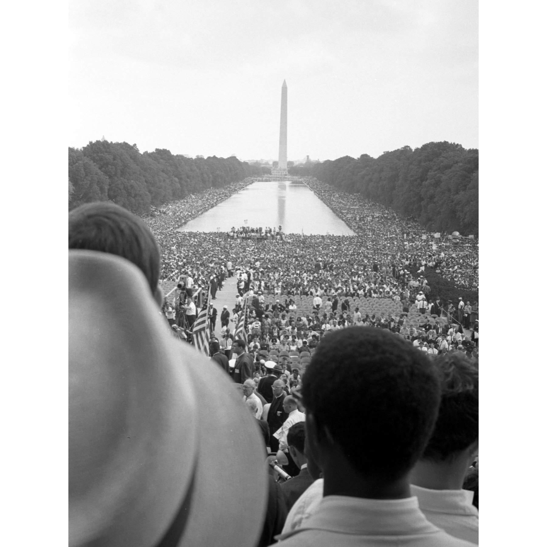 Vintage 1963 Civil Rights March in Washington USA - Large 18x24 Inch Wall Art Poster Print on Thick Paper | Historical Decor for Home, Office & Classroom