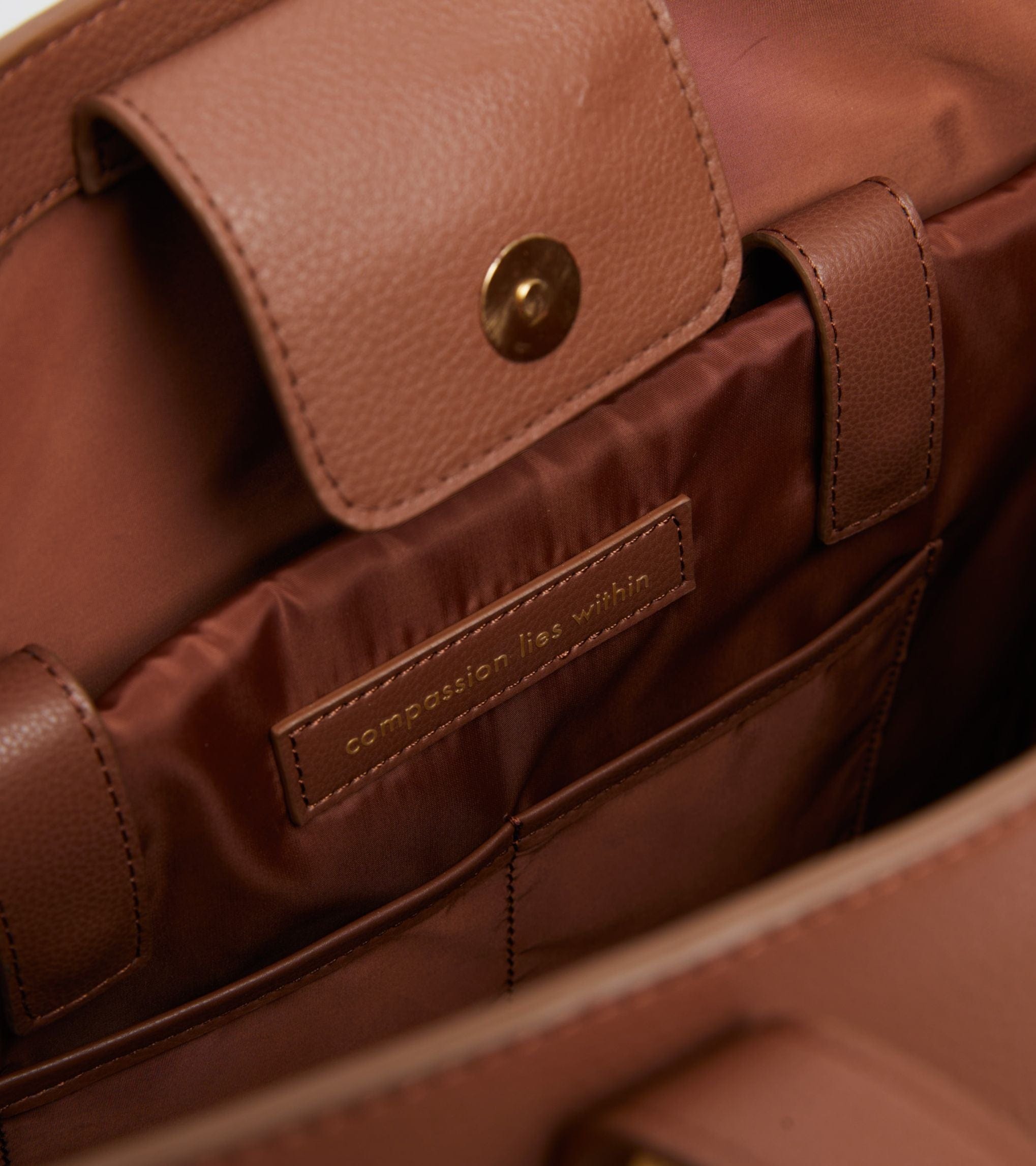 Eco-Friendly Vegan Bamboo Leather Tote Bag for Women - Sustainable Brown Handbag | Perfect for Work, Travel & Everyday Use