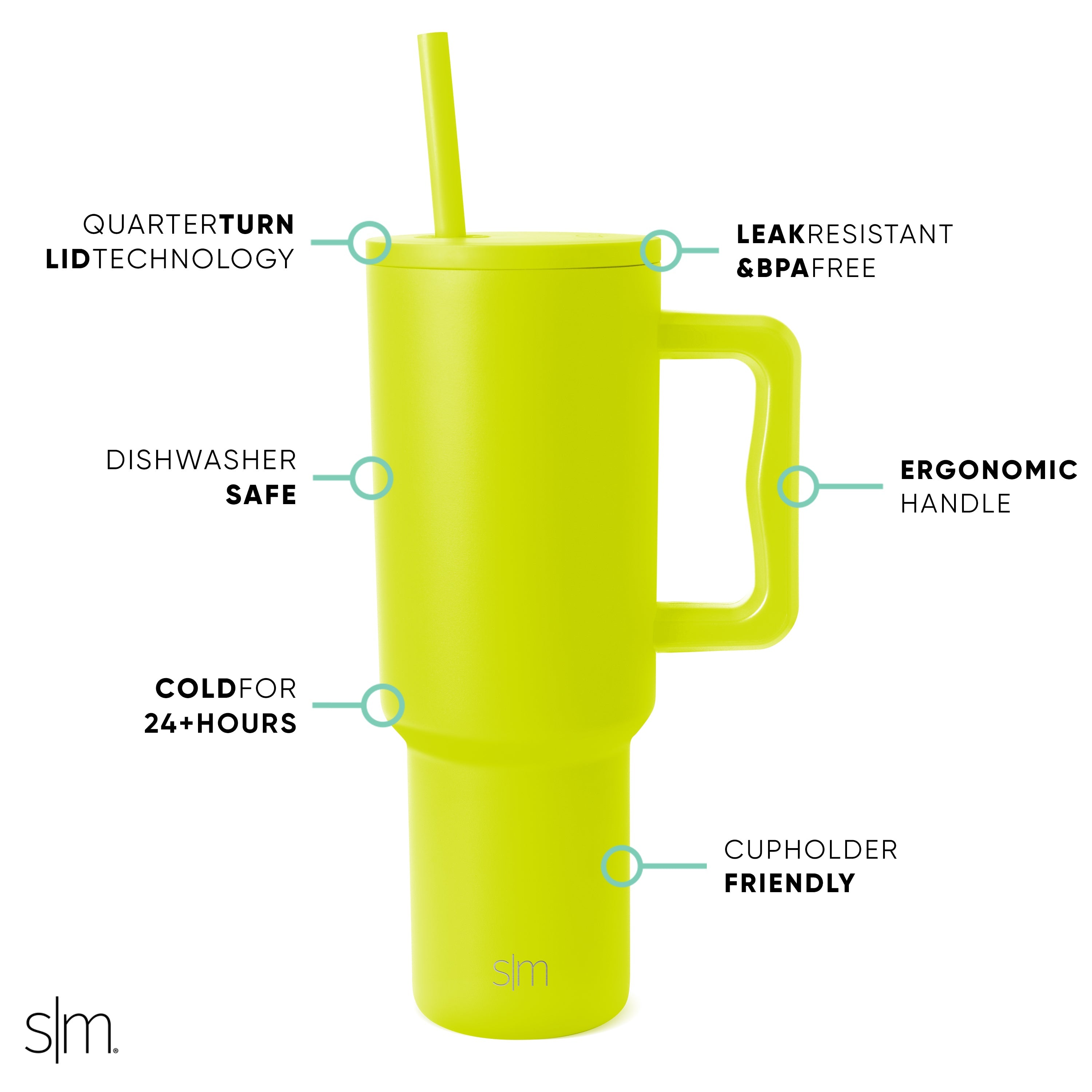 Premium Trek Tumbler 5 - 20oz Insulated Stainless Steel Water Bottle with Leakproof Lid - Perfect for Hiking, Camping & Outdoor Adventures