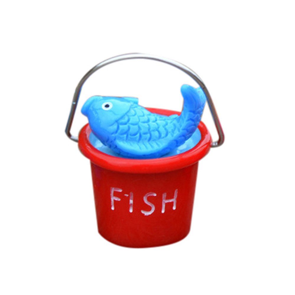 DIY Resin Miniature Bucket - Beach & Garden Decor, Home Craft Accessory for Indoor & Outdoor Decoration | Perfect for Fairy Gardens, Tabletop Displays & Coastal Themed Parties