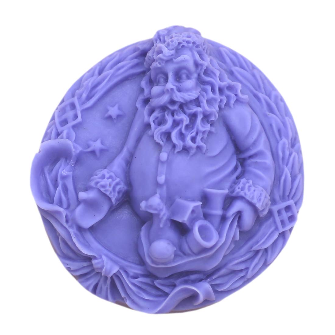 Premium Silicone Soap Molds for DIY Soap Making - Christmas Santa Claus Resin Mold (12130) - Perfect for Handmade Gifts, Holiday Crafts & Bath Bomb Molds