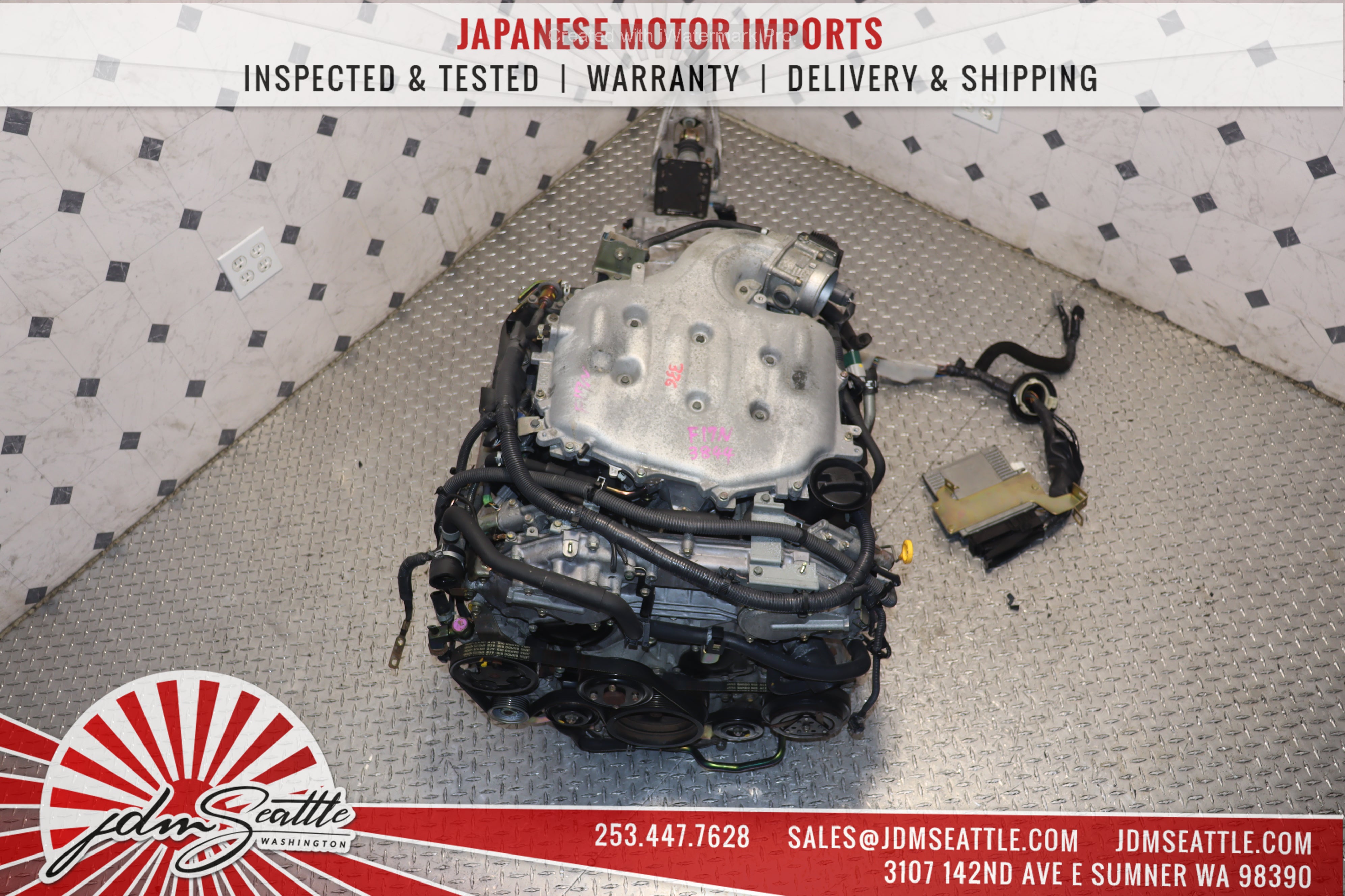 JDM VQ35DE 3.5L V6 Engine for 2003-2005 Nissan 350Z & Infiniti G35 - Non-Revup 6-Speed Manual Transmission (CD07) - Performance Upgrade & Replacement Part for Racing & Daily Driving