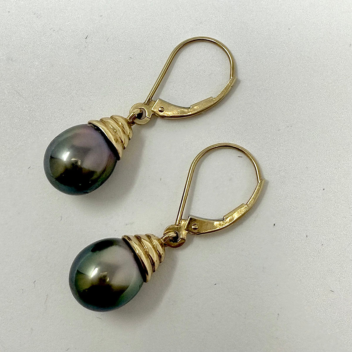 14K Gold Freshwater Pearl Dangle Earrings for Women - Elegant Pearl Drop Earrings for Wedding, Party & Special Occasions