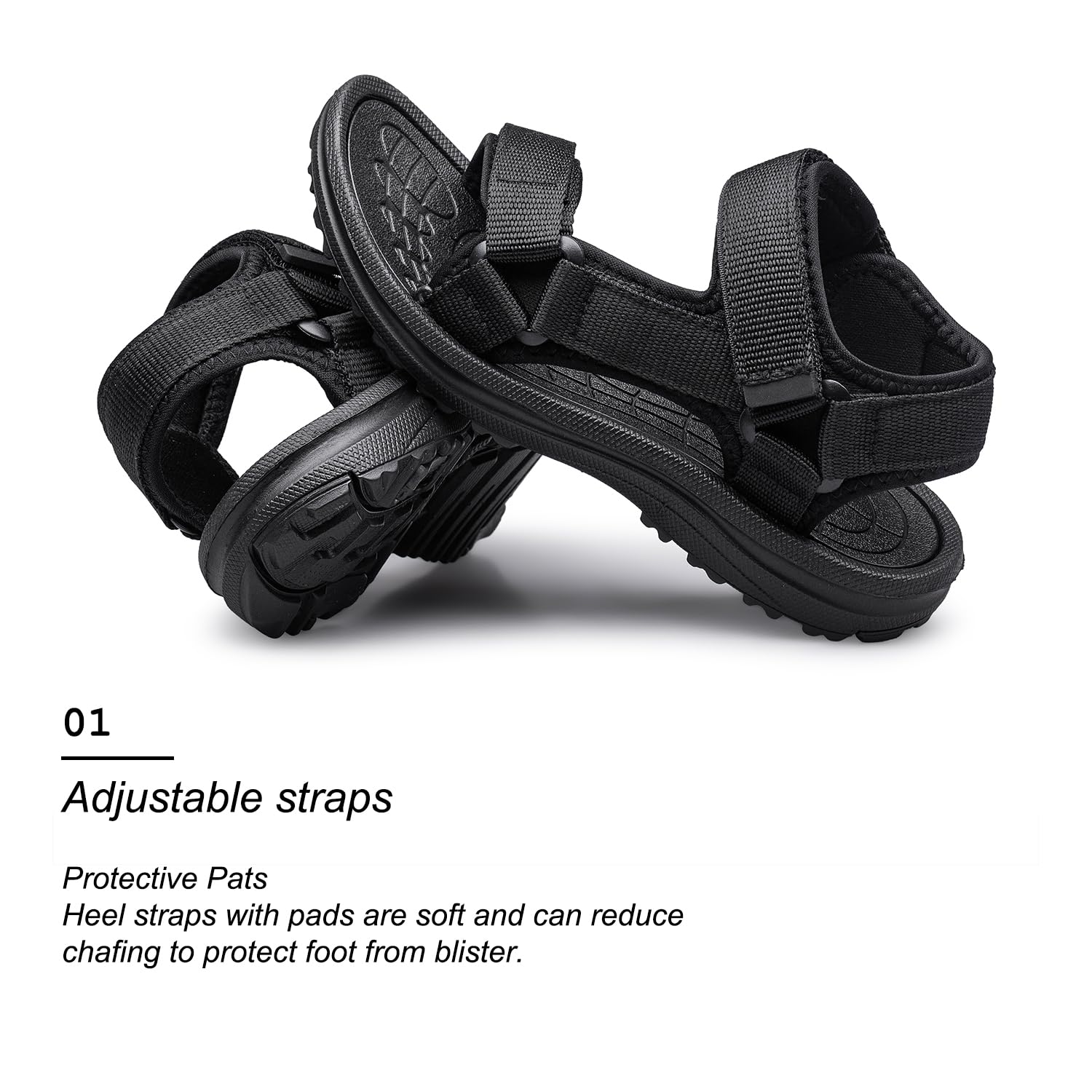 **Vibdiv Boys & Girls Open-Toe Sandals – Lightweight Athletic Sport Sandals for Toddler, Little Kid & Big Kid – Summer Outdoor Play, Beach, Pool & Casual Wear**
