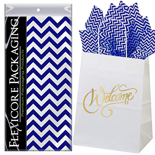 Navy Blue Chevron