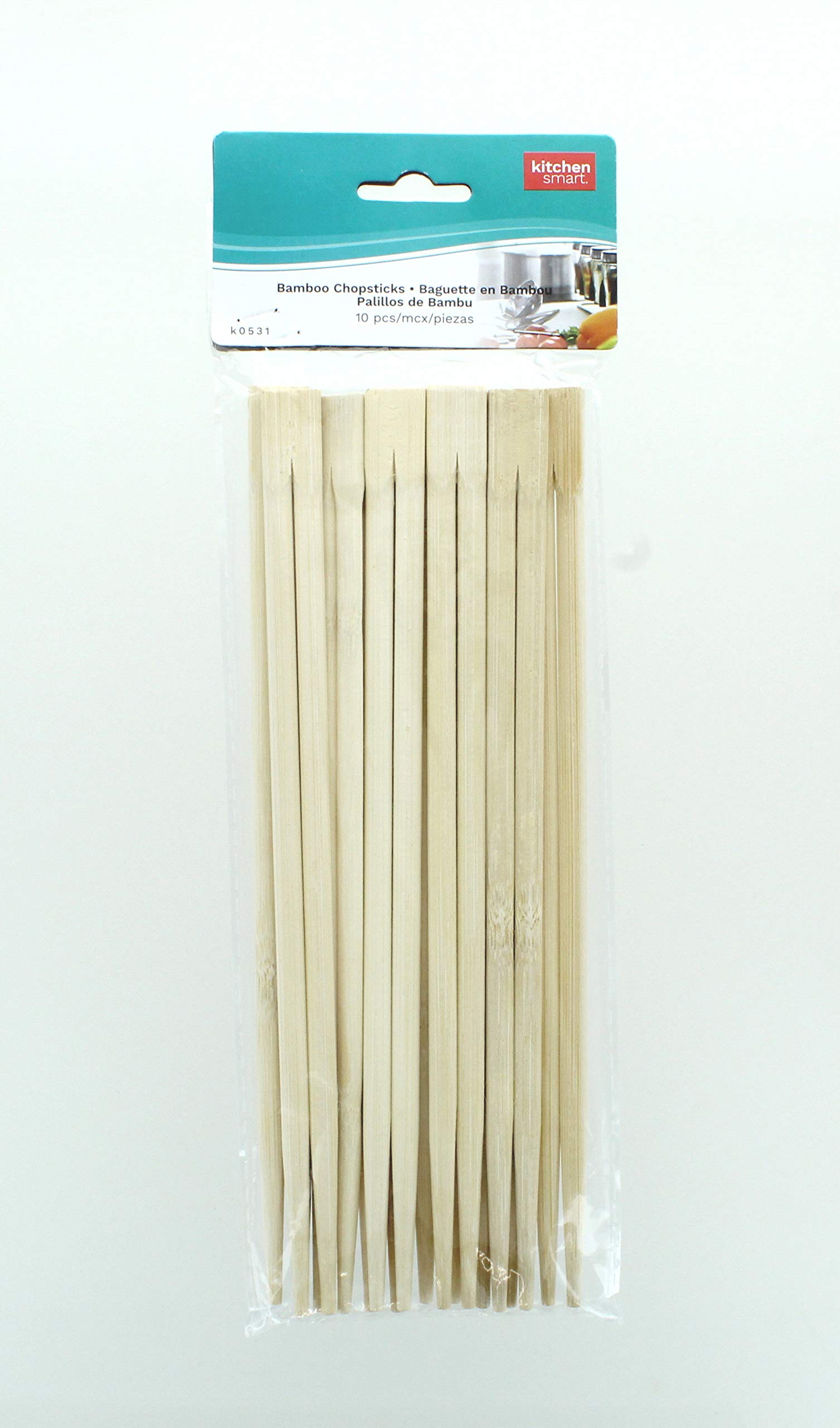 Premium Bamboo Chopsticks for Kitchen - Eco-Friendly, Durable & Reusable Asian Cooking Utensils - Perfect for Sushi, Noodles & Stir Fry