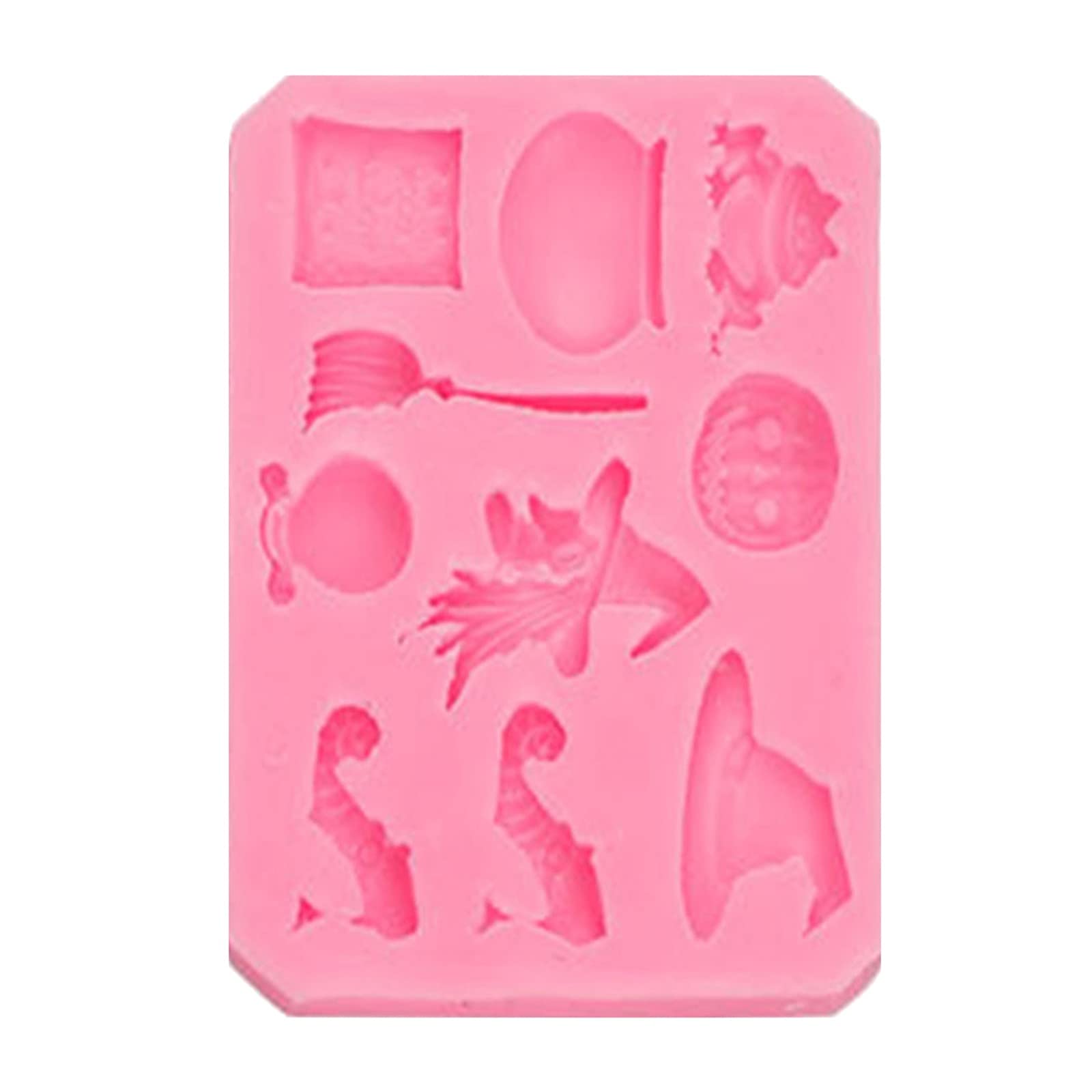 Zerlibeaful Silicone Heart Cake Mold - Pink Chocolate Candy Mold for Baking, Halloween Treats, DIY Desserts - Perfect for Kitchen, Dining & Bar Decorations