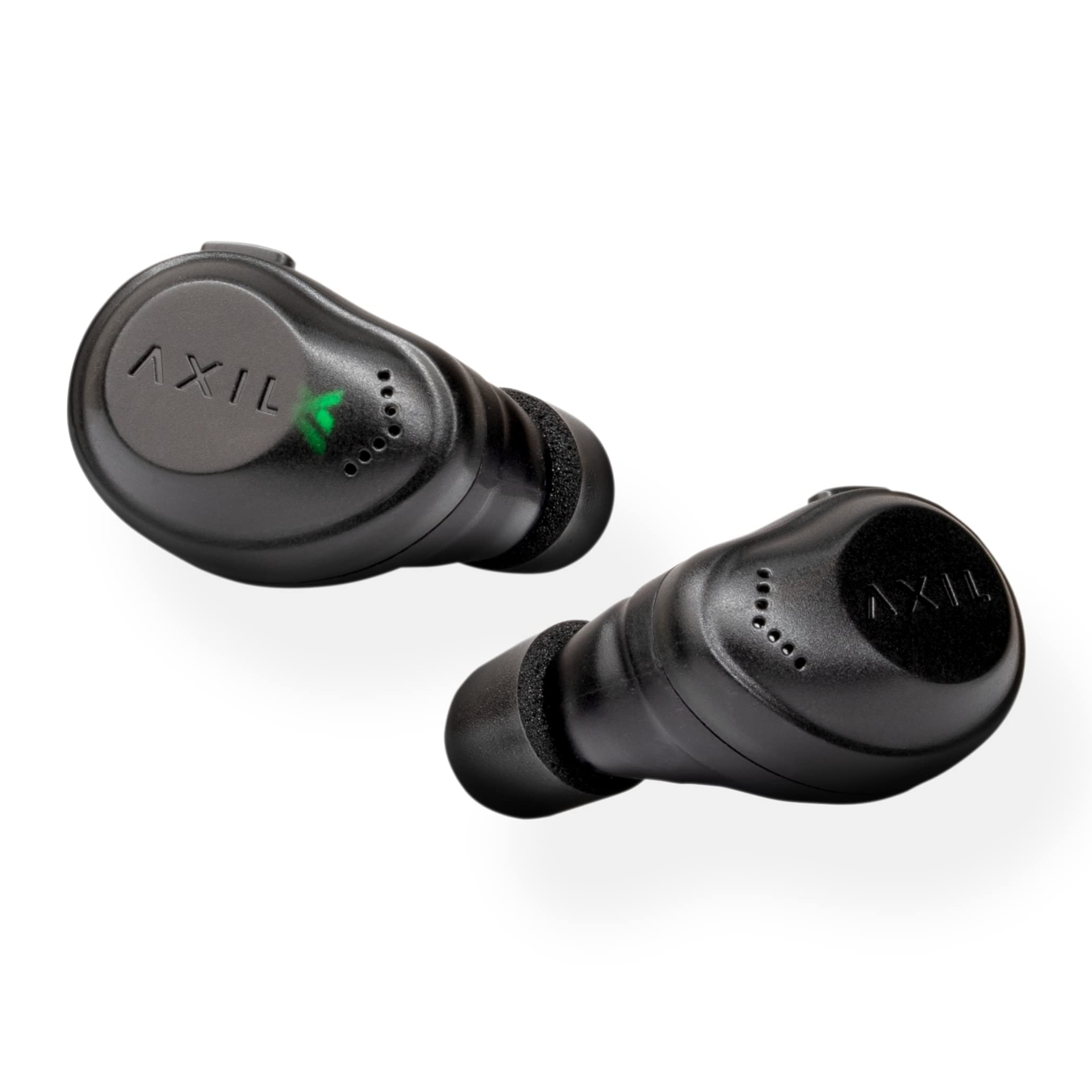 AXIL XCOR PRO Wireless Bluetooth Earbuds with Touch Control - Noise Cancelling Hearing Protection Earbuds - IPX5 Water & Dust Resistant - Wind Resistant True Wireless Earbuds for Running, Workouts, Commuting & Outdoor Activities