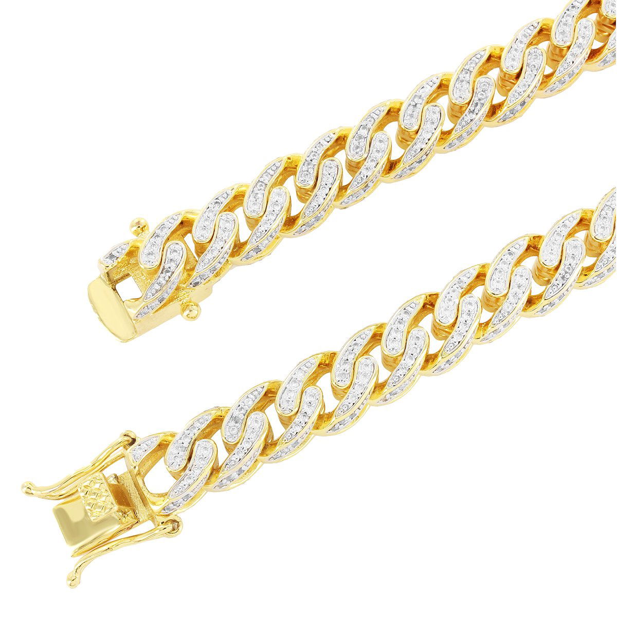 9mm 30 Designer Franco Necklace for Men - Gold/Silver Cuban Link Chain - Perfect for Casual Wear, Parties & Gifts