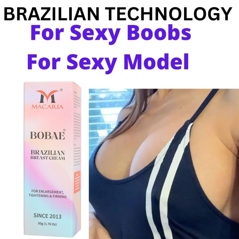 MACARIA Bobae Firming Breast Cream - Bust Tightening & Enlargement Lotion for Women | Natural Breast Lift & Growth Enhancement | Perfect for Massage, Post-Pregnancy Care & Body Contouring
