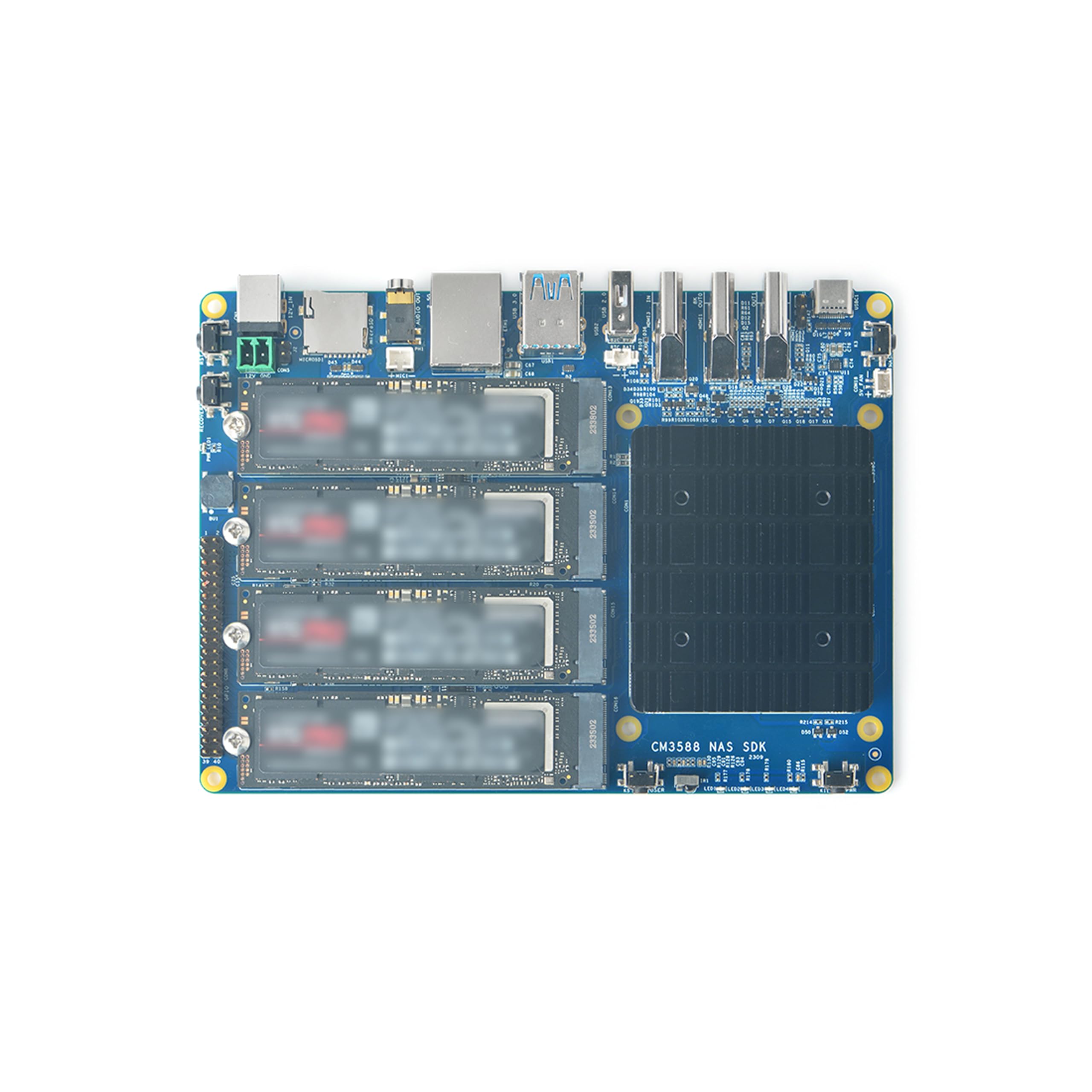 WayPonEV CM3588 Plus NAS Network Storage Module - Rockchip RK3588 8-Core CPU, 32GB RAM, 256GB eMMC - High Performance Home Cloud Server, AI Deep Learning & Laptop Replacement for Data Storage, Media Streaming & Smart Office Solutions