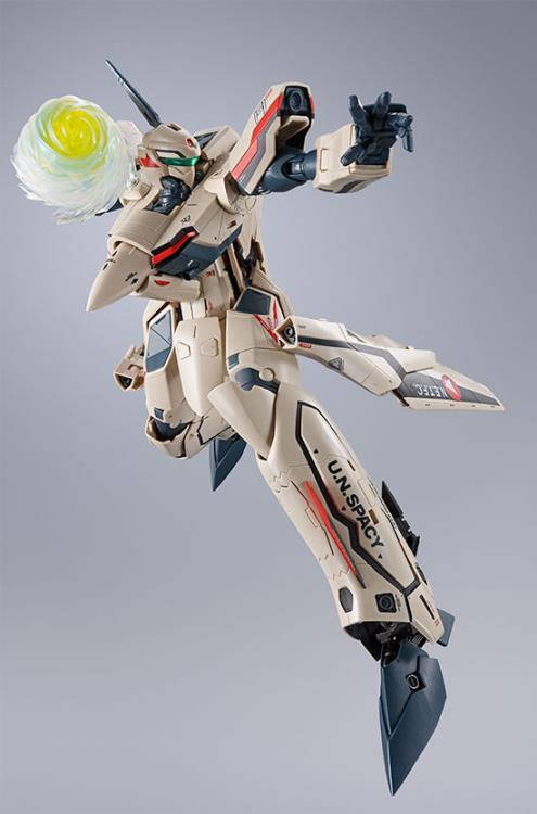 Bandai DX Chogokin Macross Plus YF-19 Isamu Alva Dyson Action Figure - Collectible Anime Robot Toy for Display & Play | Perfect for Fans & Model Enthusiasts