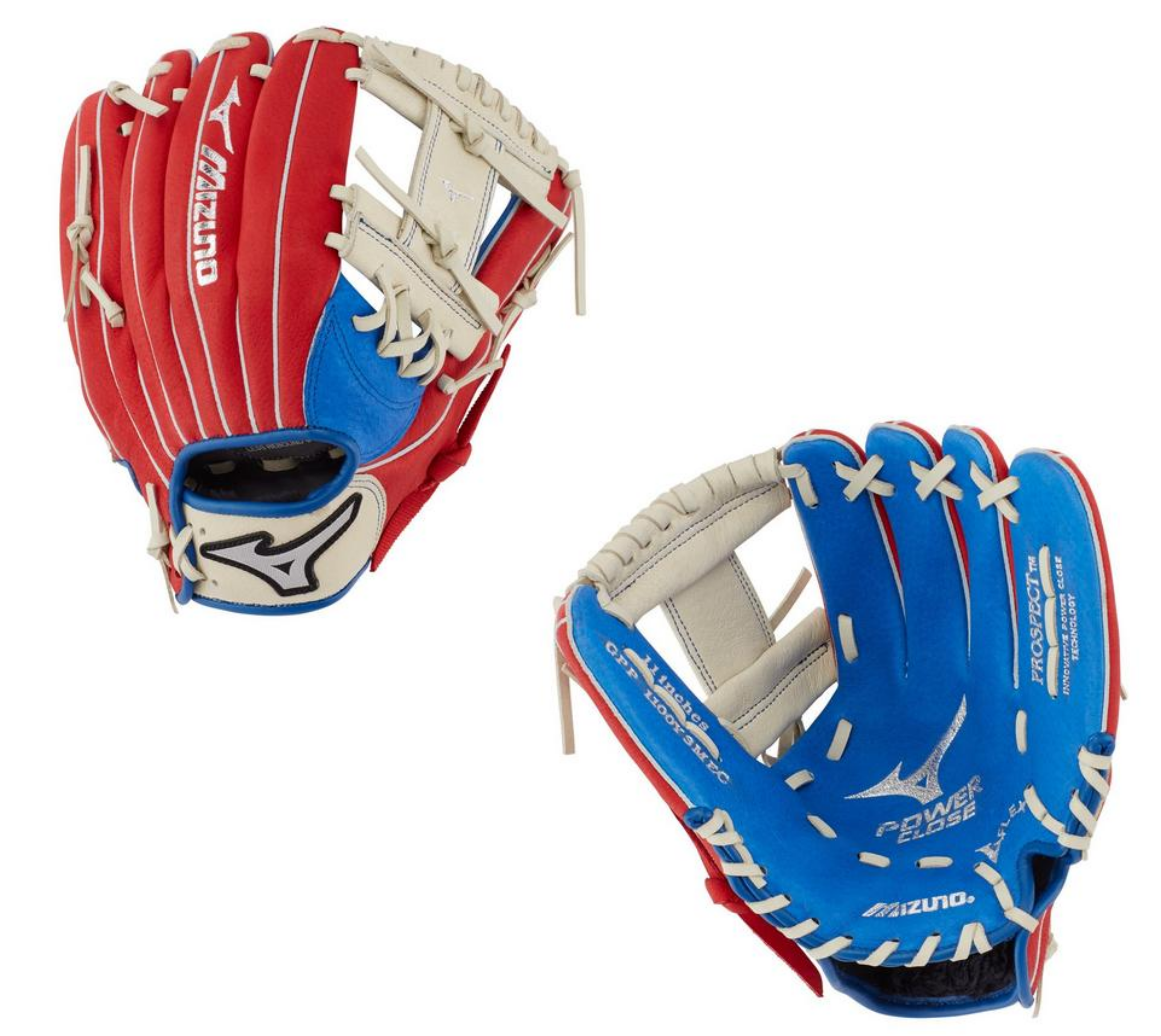 Mizuno Prospect Series PowerClose™ Youth Baseball Glove - 11 Inch - Perfect for Little League & Youth Baseball Practice - Durable & Comfortable Design for Young Players
