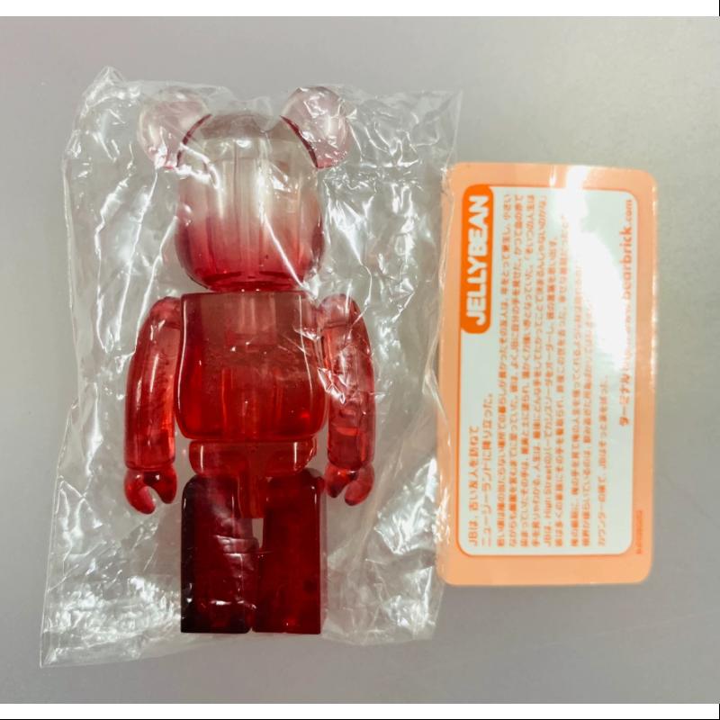 Bearbrick Series 26 JELLYBEAN Red Bubble 100% Collectible Vinyl Art Toy - Limited Edition Japanese Designer Figure for Display & Investment | Perfect for Home Decor, Office Collection, and Gift Giving