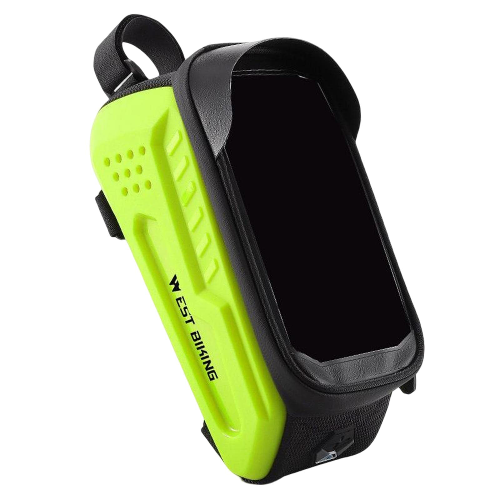 Newmind 2L Bike Phone Front Frame Bag - Waterproof Top Tube Bicycle Phone Holder Case for iPhone & Android Under 7.4