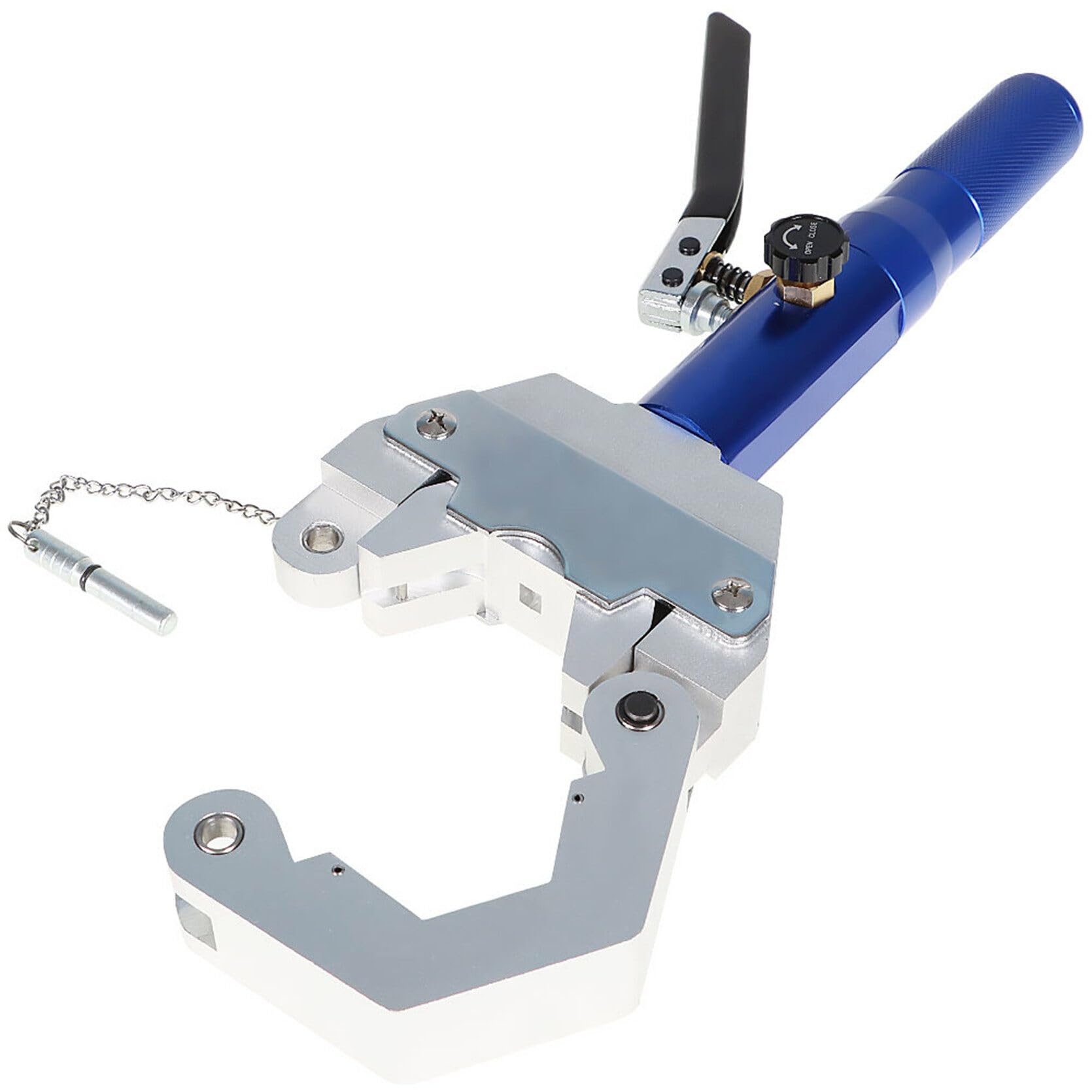 Hydraulic A/C Hose Crimper Kit with 7 Die Set - Manual Hydra-Crimp 71500 for Barbed & Beaded Hose Fittings | Professional Air Conditioning Repair Tool for Automotive & HVAC Systems | Perfect for AC Line Repairs, Refrigerant Hose Connections, and DIY Car Maintenance