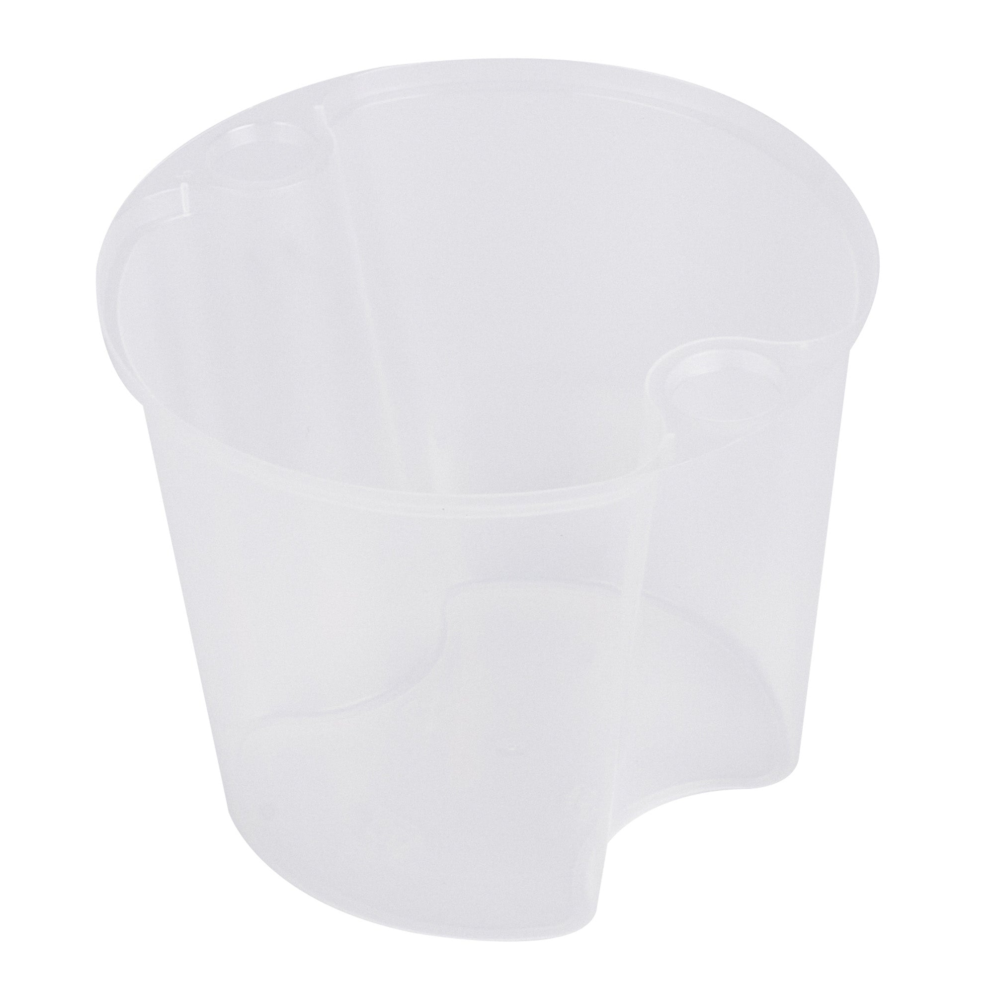 24 oz Round Clear Plastic Soup Container Insert - Fits 32, 40 & 48 oz Containers | Microwave Safe | Bulk 100 Count | Perfect for Takeout, Catering & Restaurant Food Storage