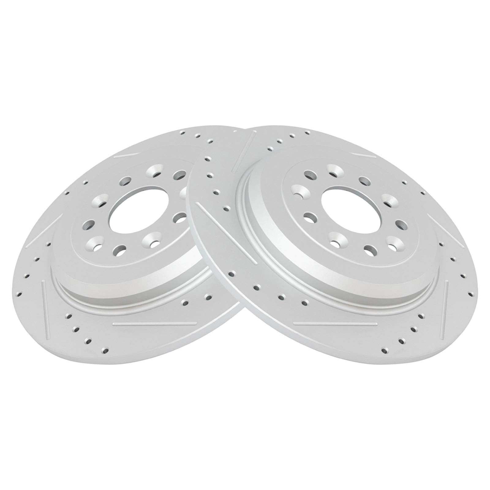 TRQ Premium Ceramic Brake Pads & Performance Rotors Kit for Ford Mercury - High-Performance Braking System for Sedans, SUVs & Trucks - Smooth & Quiet Stops in All Driving Conditions