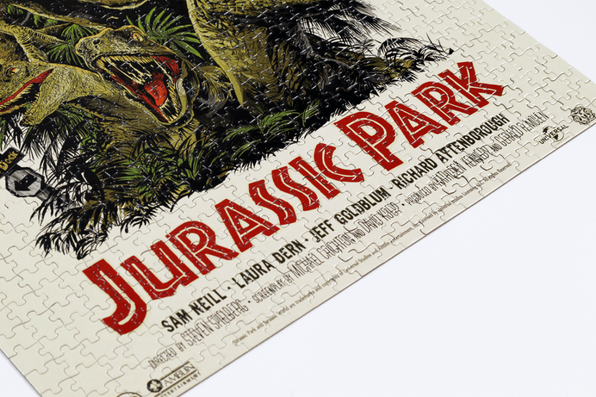 Jurassic Park 1000 Piece Jigsaw Puzzle (2nd Edition) - Dinosaur Themed Challenging Puzzle for Adults & Teens - Perfect for Family Game Night & Home Decor