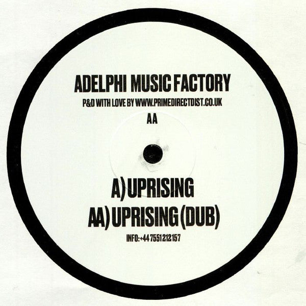 Adelphi Music Factory – Uprising AMF003 | Electronic Dance Music Vinyl Record | Perfect for DJ Sets & Music Collectors