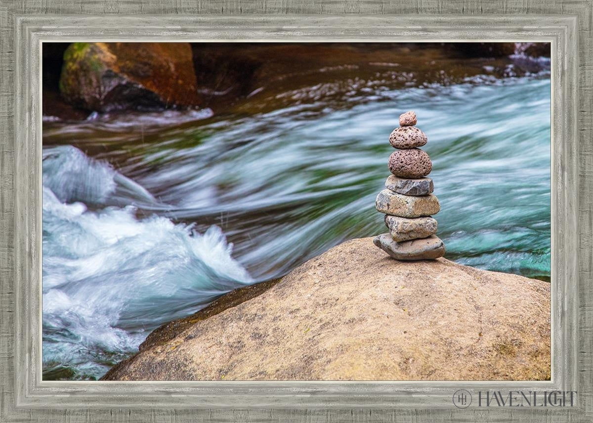 Cairn Meditation Stones - Natural Balancing Stones for Mindfulness, Stress Relief & Yoga - Perfect for Home, Office & Outdoor Meditation Practice