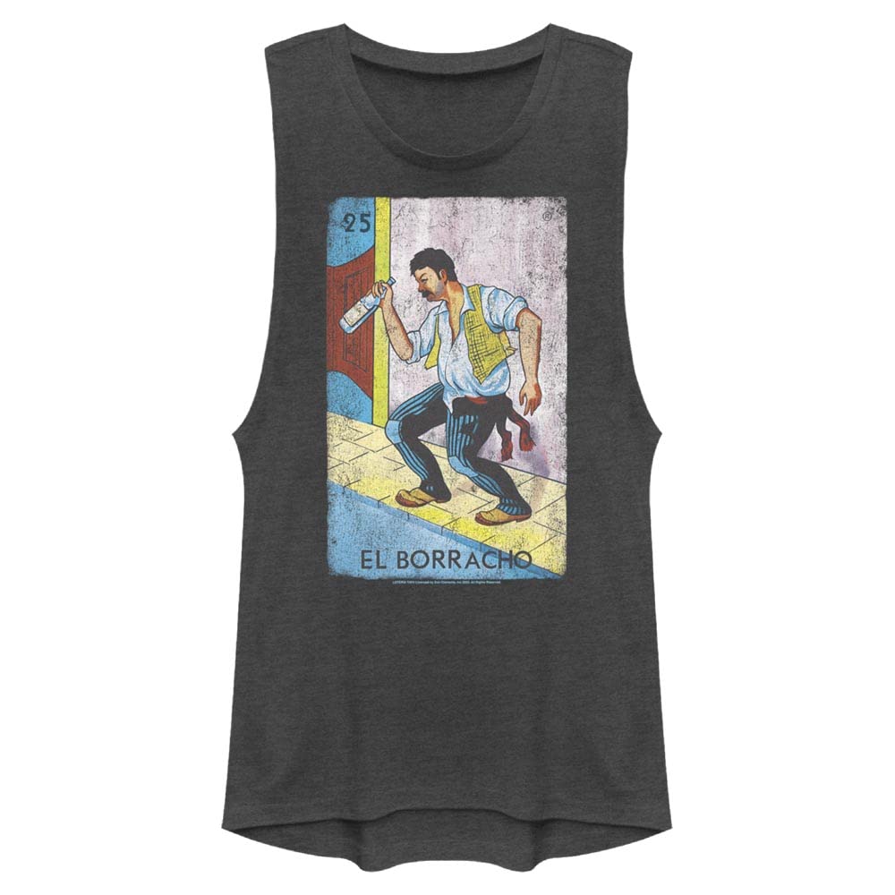 Loteria El Borracho Women's Muscle Tank - Summer Casual Wear