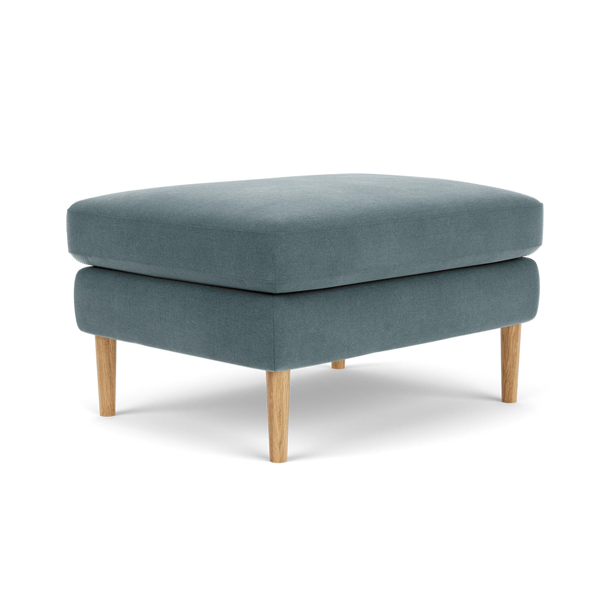 Astha Fabric Ottoman Stool - Soft Round Storage Pouf with Removable Cover for Living Room, Bedroom & Nursery - Perfect for Extra Seating & Home Decor