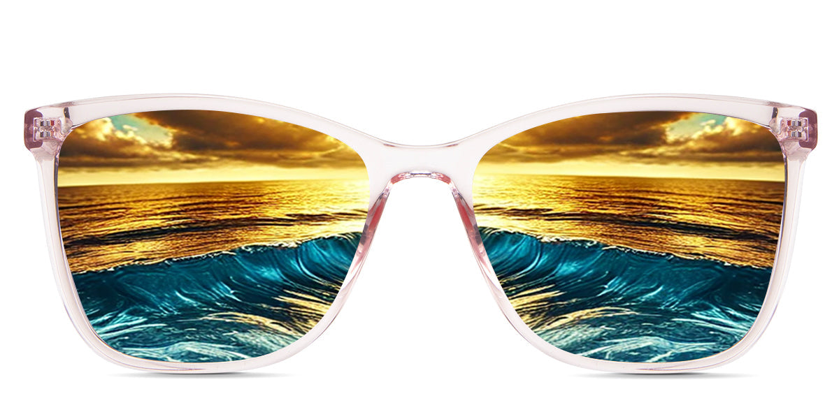 Yassi Women's Prescription Sunglasses - UV Protection, Polarized Lenses for Driving, Outdoor & Fashion Use