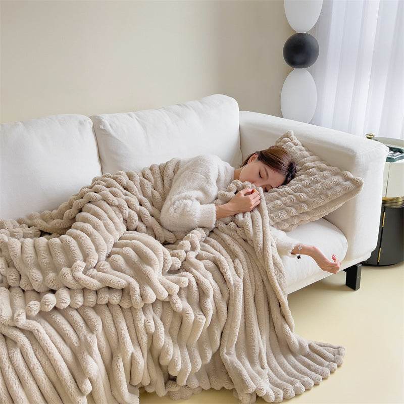 Snuggle Blanket: Ultra Soft Weighted Blanket for Winter - Perfect for Cozy Evenings, Stress Relief & Better Sleep