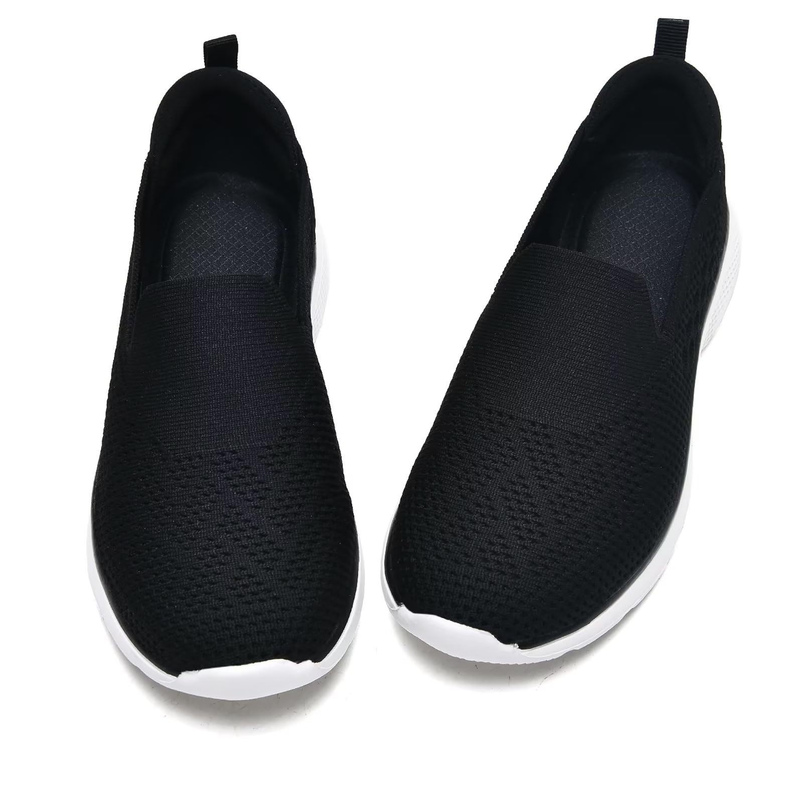 Zuwoigo Women's Slip-On Walking Shoes - Lightweight Running Sneakers for Workout, Tennis & Casual Wear - Perfect for Gym, Travel & Everyday Comfort