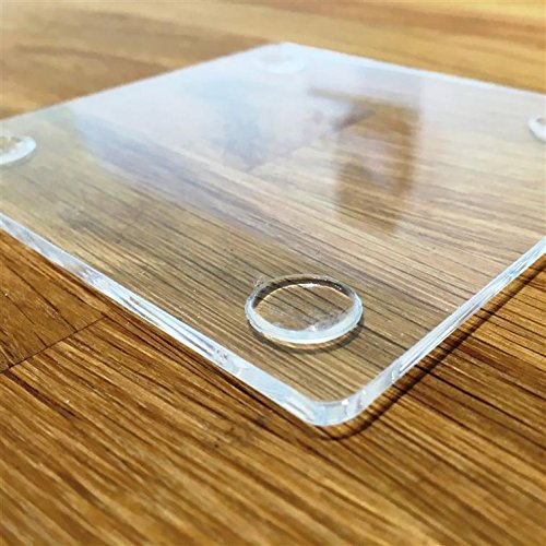 Gold Mirror Rectangular Placemat and Square Coaster Set - 6-Piece Dining Table Decor for Modern Home, Kitchen, and Party Entertaining