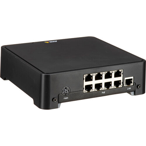 Axis Communications S3008 8-Channel 4K UHD Network Video Recorder with 8TB HDD & Built-in PoE Switch - Professional Security Surveillance System for Home & Business