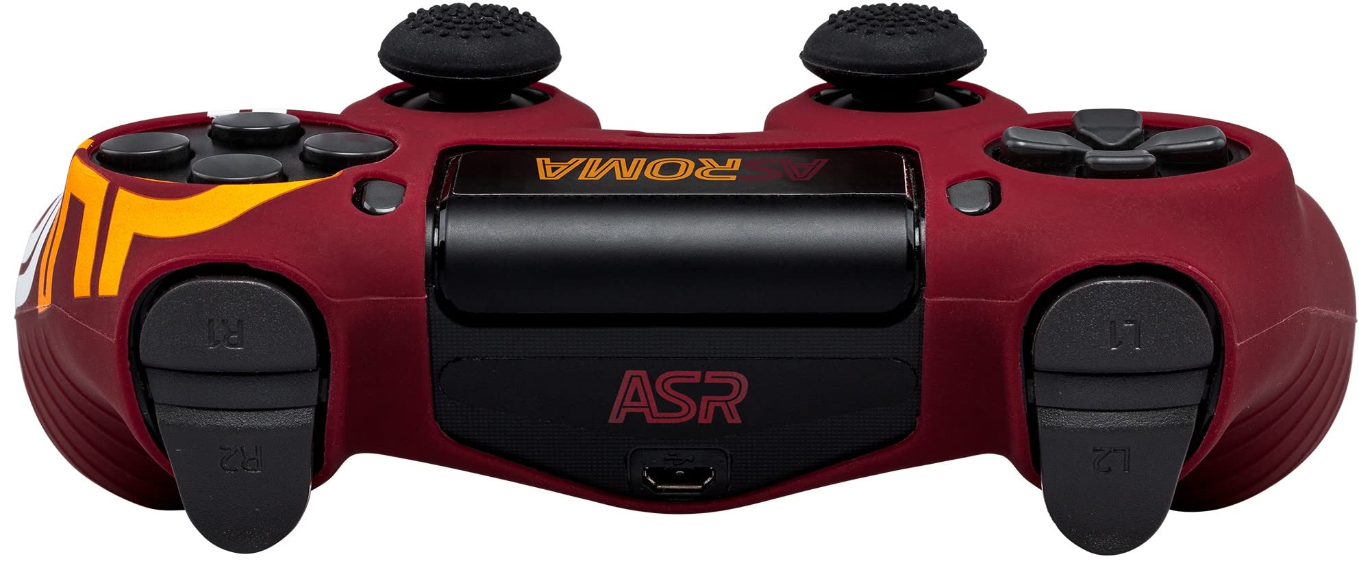 AS Roma 4.0 Controller Skin - Custom PS4/PS5/Xbox One/Xbox Series X Gaming Skin Decal - Perfect for Gamers & Football Fans - Enhance Grip & Protect Your Controller from Scratches